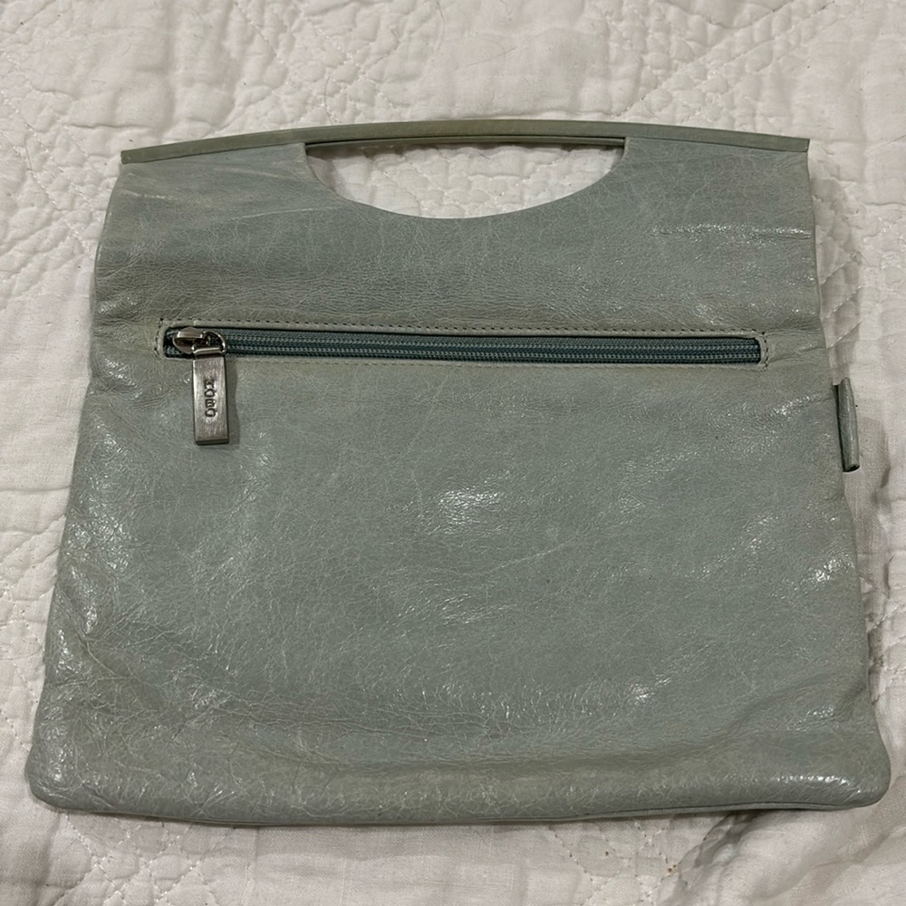 Hobo leather clutch